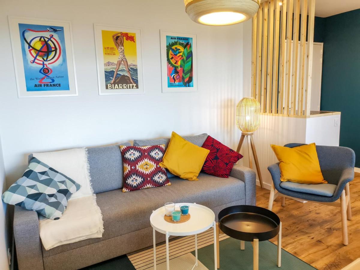 Ilunabarra - Appartement Calme, Vue Mer, Parking - Wifi Ciboure Εξωτερικό φωτογραφία