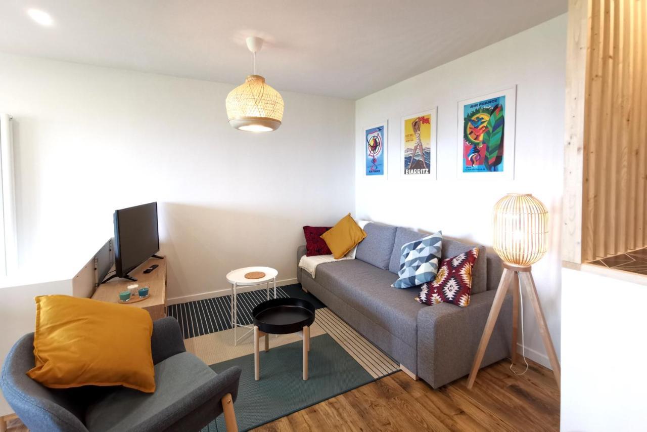 Ilunabarra - Appartement Calme, Vue Mer, Parking - Wifi Ciboure Εξωτερικό φωτογραφία