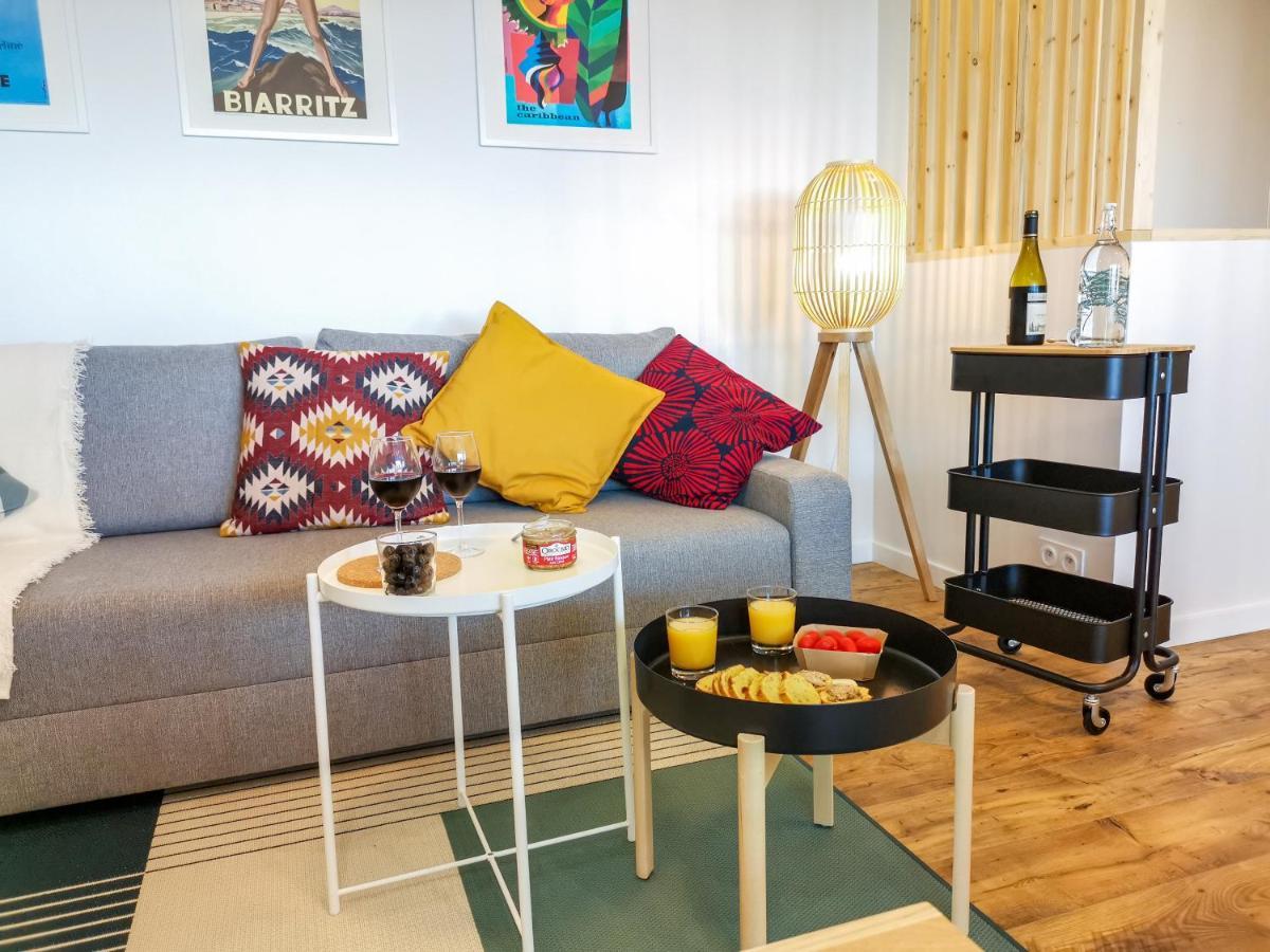 Ilunabarra - Appartement Calme, Vue Mer, Parking - Wifi Ciboure Εξωτερικό φωτογραφία